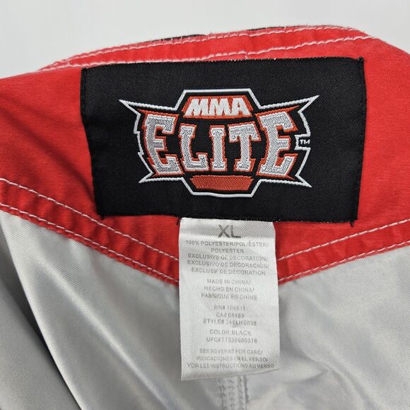 MMA Elite Fight Shorts Mens Extra Large Wrestle Board Shorts Skulls Wings Grunge - Picture 12 of 13